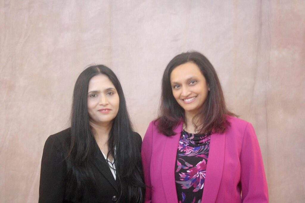 Praveena Chamala and Parul Chhetri